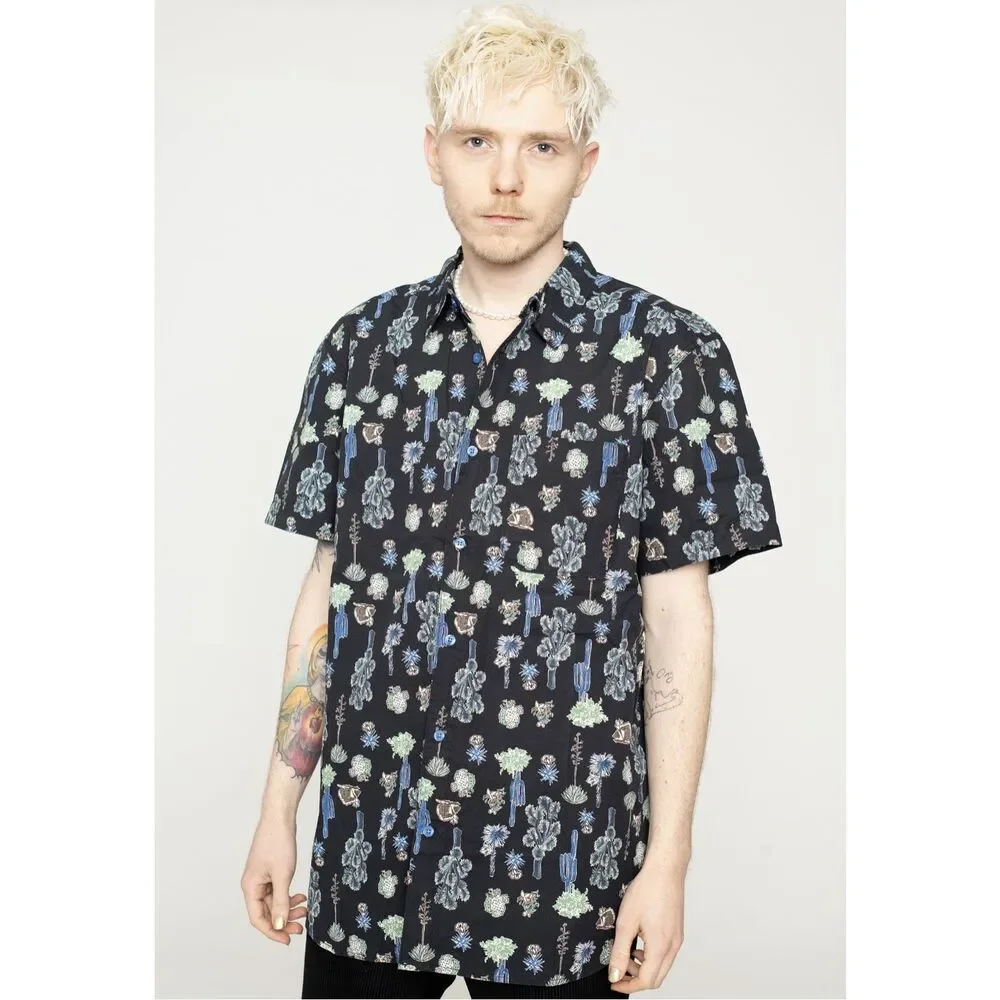 THE NORTH FACE HERREN SHIRT M S/S BAYTRAIL PATTERN SHIRT NWT XXL